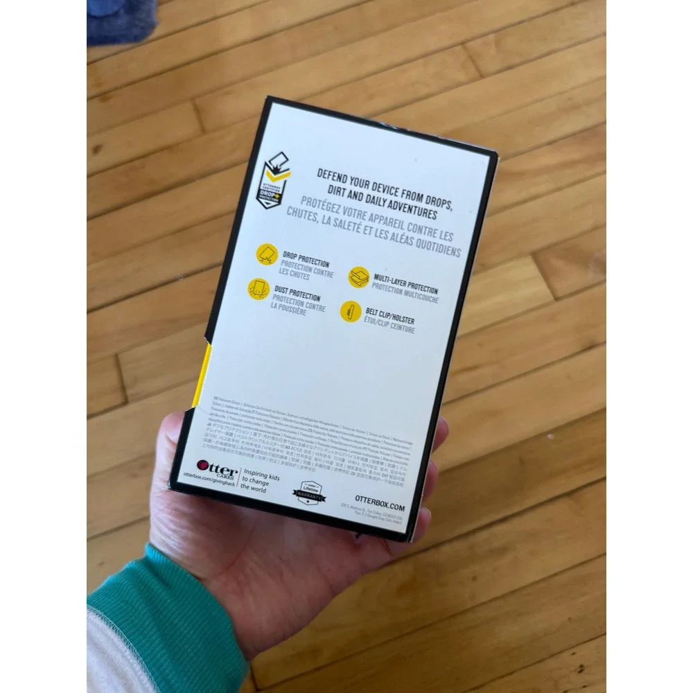 Otterbox‎ defender case for iphone XR in black screenless protection